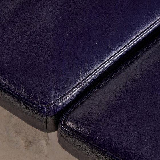 Image 1 of Vintage 3-zitsbank "Flap" van metaal en leer door Francesco Binfaré voor Edra, 2000