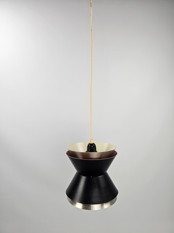 Image 1 of Carl Thore toegeschreven hanglamp Deens voor Granhaga Diabolo vorm