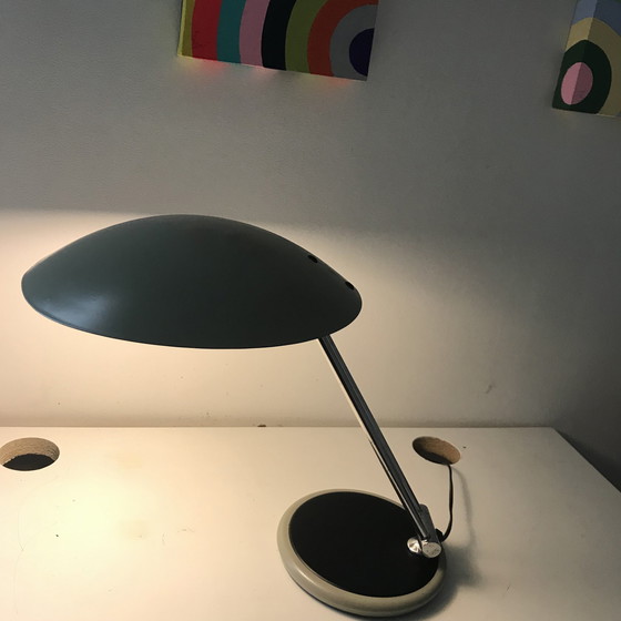 Image 1 of Vintage bureaulamp - Schotel - Aluminor - Ruimtetijdperk - 1960