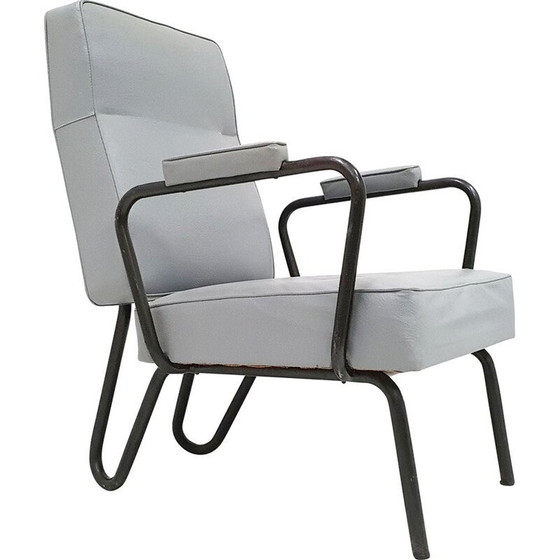 Image 1 of Vintage fauteuil van Jacques Hitier voor Tubauto