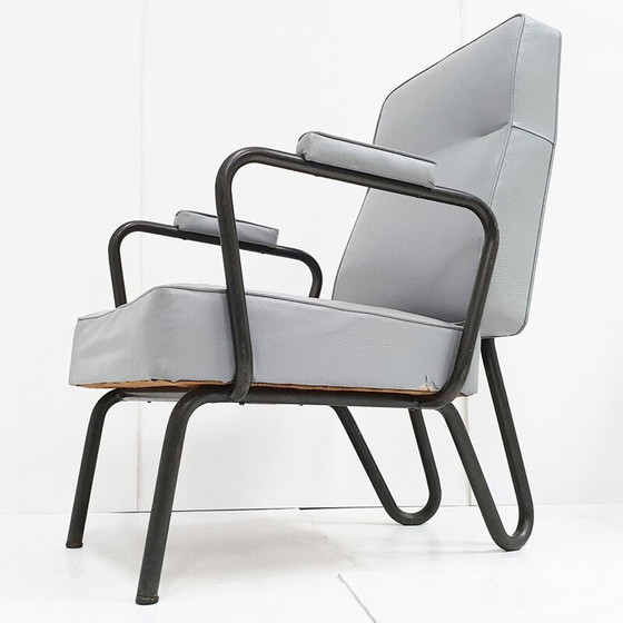 Image 1 of Vintage fauteuil van Jacques Hitier voor Tubauto