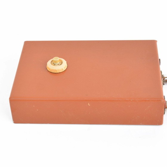 Image 1 of Vintage glazen en stalen tafellamp van J. Hurka voor Lidokov, Tsjecho-Slowakije 1960