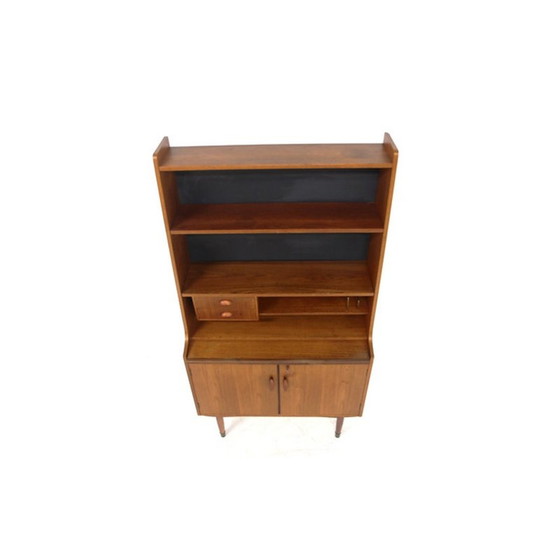 Image 1 of Vintage secretaire in teak en beuken, Zweden 1960