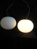 2x FLOS Glo-ball  S1 hanglampen