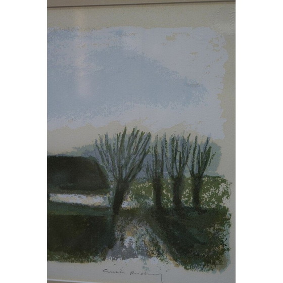 Image 1 of Kleurenlitho door Gustav Rudberg, 1970