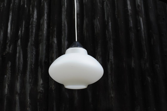 Image 1 of Vintage Melkglazen Hanglamp