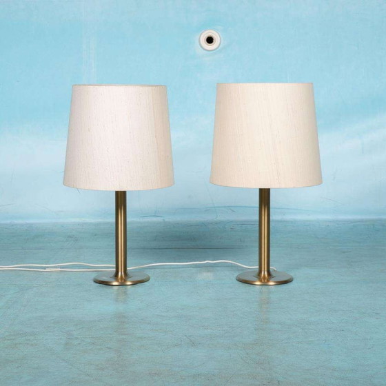 Image 1 of Vintage schemerlamp jaren 70, minimalist Japandi desk light