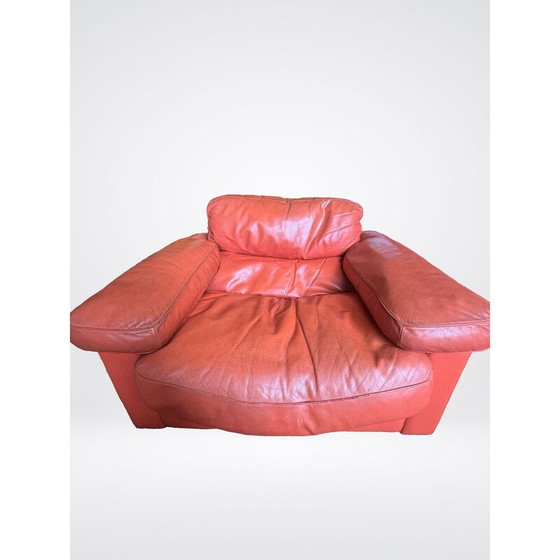 Image 1 of Mid Century fauteuil van Tito Agnoli voor Poltrona Frau, Italië 1970