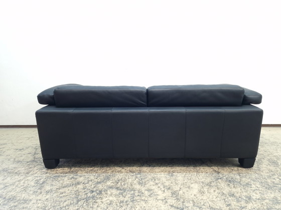 Image 1 of De Sede Ds 17 Black Designer Sofa Leder Sofa Wk Living Couch