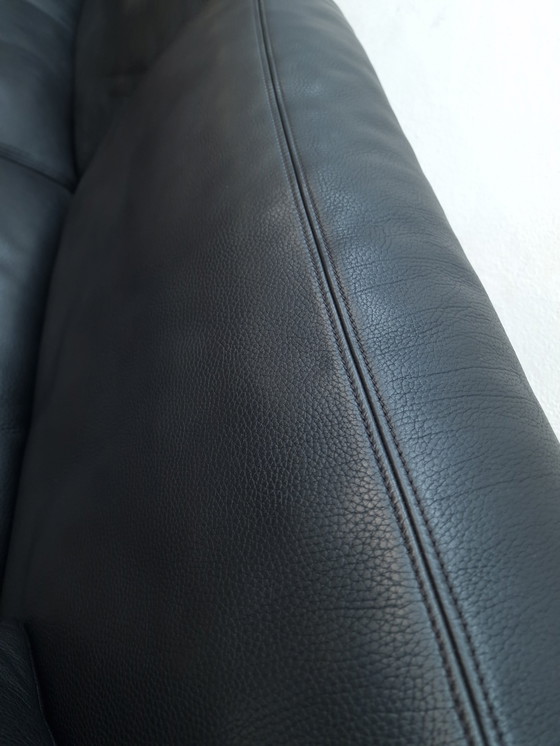 Image 1 of De Sede Ds 17 Black Designer Sofa Leder Sofa Wk Living Couch