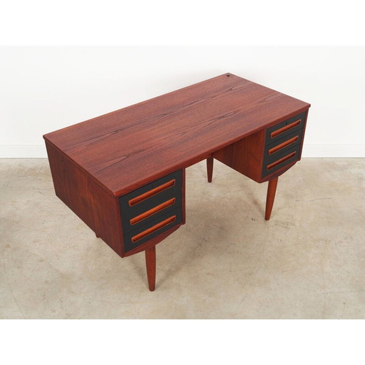 Vintage teakhouten bureau van A.P. Møbler Svenstrup, jaren 1970