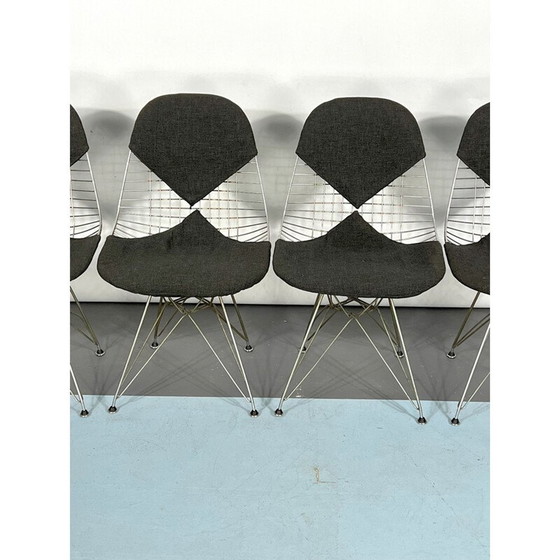 Image 1 of Set van 4 mid-century Dkr Bikini stoelen van Charles Eames voor Herman Miller, jaren 1960