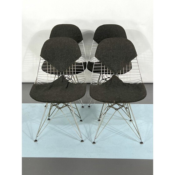 Image 1 of Set van 4 mid-century Dkr Bikini stoelen van Charles Eames voor Herman Miller, jaren 1960