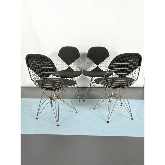 Image 1 of Set van 4 mid-century Dkr Bikini stoelen van Charles Eames voor Herman Miller, jaren 1960