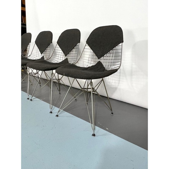 Image 1 of Set van 4 mid-century Dkr Bikini stoelen van Charles Eames voor Herman Miller, jaren 1960