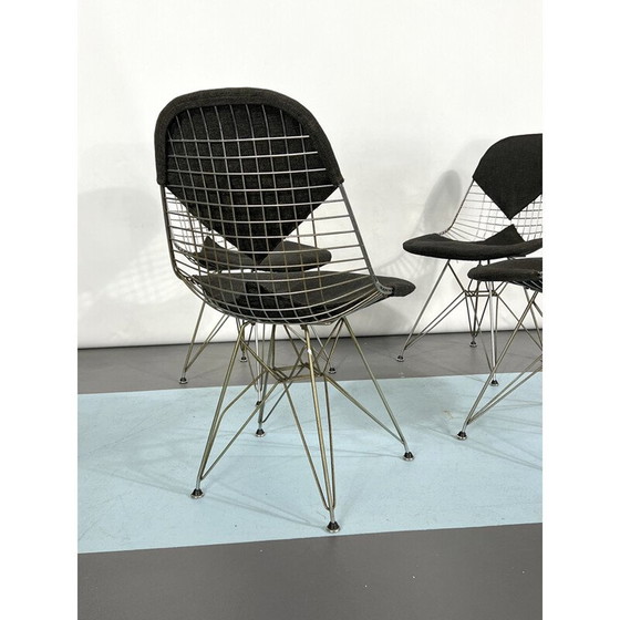 Image 1 of Set van 4 mid-century Dkr Bikini stoelen van Charles Eames voor Herman Miller, jaren 1960