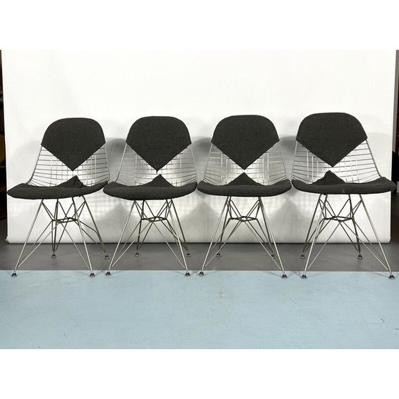 Image 1 of Set van 4 mid-century Dkr Bikini stoelen van Charles Eames voor Herman Miller, jaren 1960