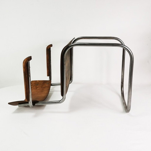 Vintage S43 fauteuil van M. Stam voor Robert Slezak, Tsjecho-Slowakije 1930