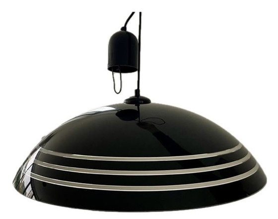 Image 1 of Herda Amsterdam “Dome” Vintage Perspex Hanglamp Jaren 70