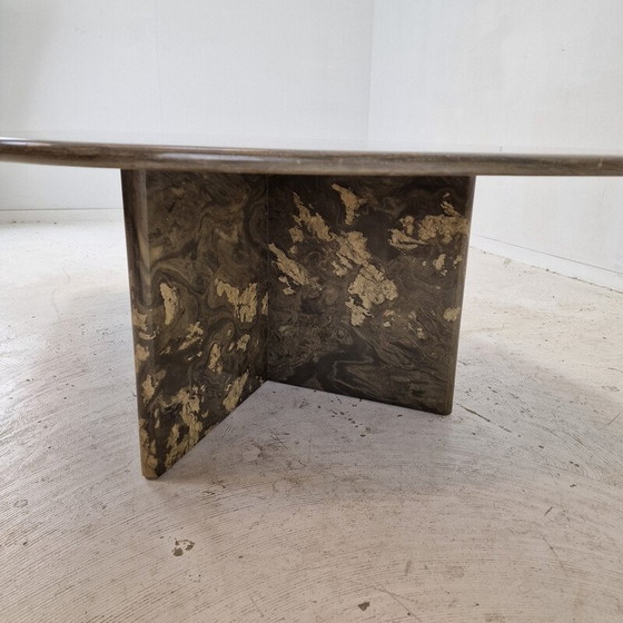 Image 1 of Vintage granieten salontafel, Italië 1980