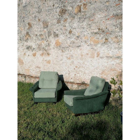 Image 1 of Grote vintage groene fauteuil Relax