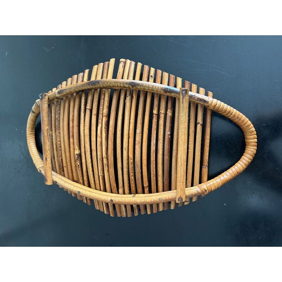 Image 1 of Vintage rotan mand, 1950