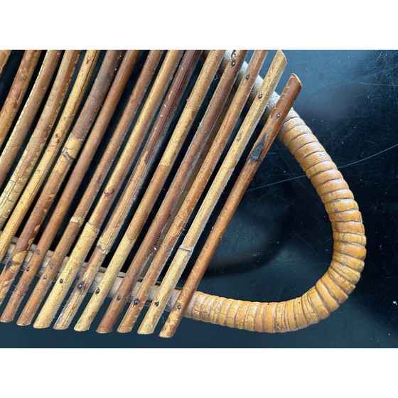 Image 1 of Vintage rotan mand, 1950