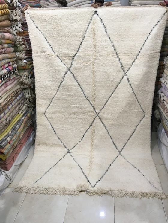 Image 1 of Beni Ouarain Marokkaans Berber Vloerkleed 3m14 x 1m99