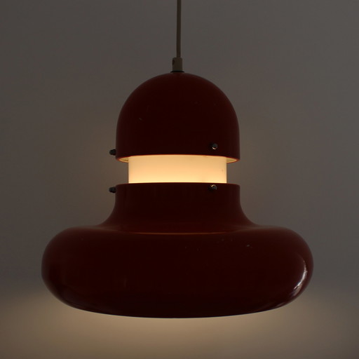 Vintage 70s oranje UFO lamp