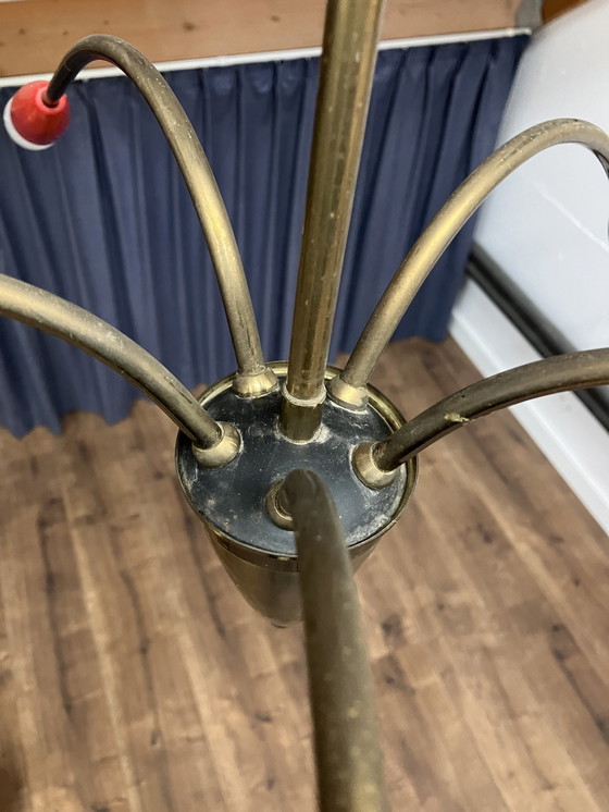 Image 1 of Vintage Spider Sputnik Jaren 50/60 Hanglamp 5 Armen