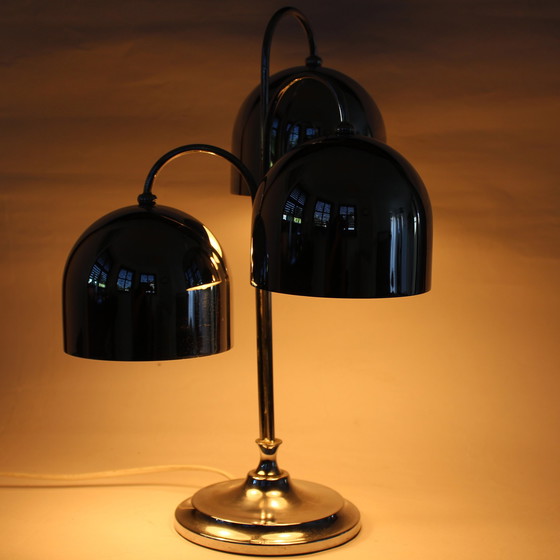 Image 1 of Italiaanse vintage chromen lamp