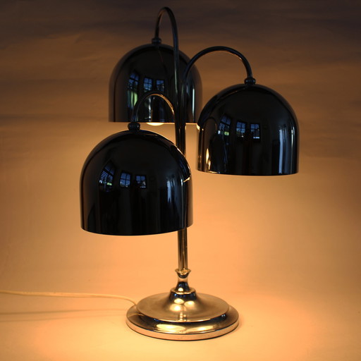 Italiaanse vintage chromen lamp