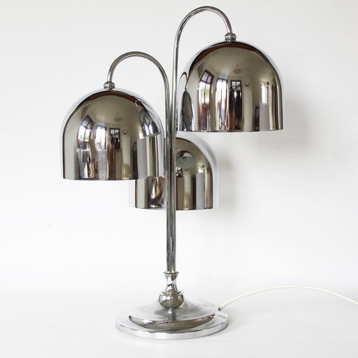 Italiaanse vintage chromen lamp