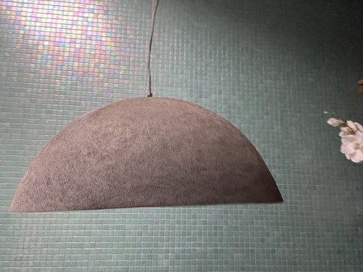 Hangende Designlamp In-Es.Artdesign Halve Maan Cement Verf