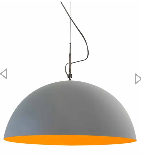 Image 1 of Hangende Designlamp In-Es.Artdesign Halve Maan Cement Verf