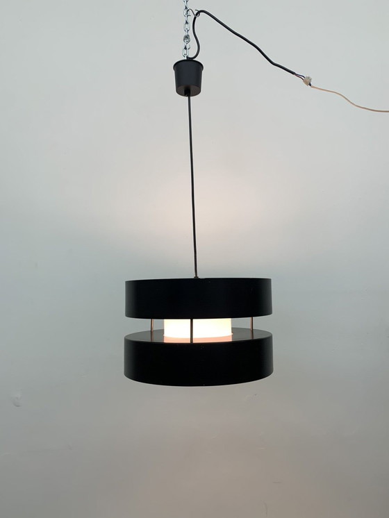 Image 1 of Hagoort 259 minimalistische hanglamp, jaren 1960