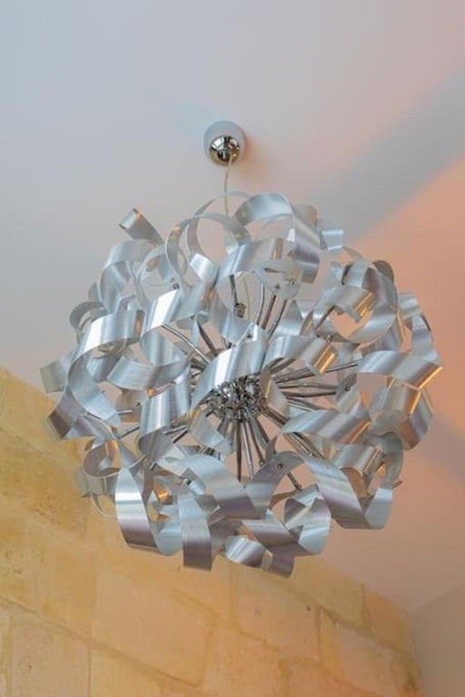 Aluminium Moderne Hanglamp.