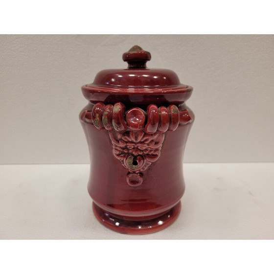 Image 1 of Vintage stierenbloed aardewerken pot