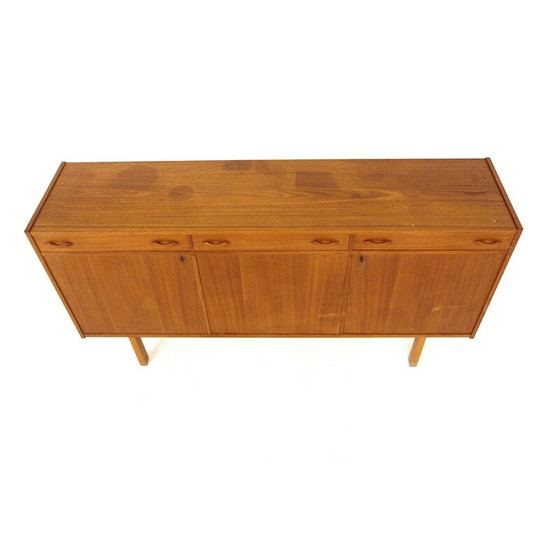 Image 1 of Vintage dressoir van teak en beukenhout, Zweden 1960