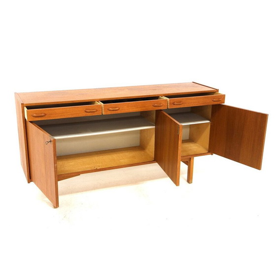 Image 1 of Vintage dressoir van teak en beukenhout, Zweden 1960