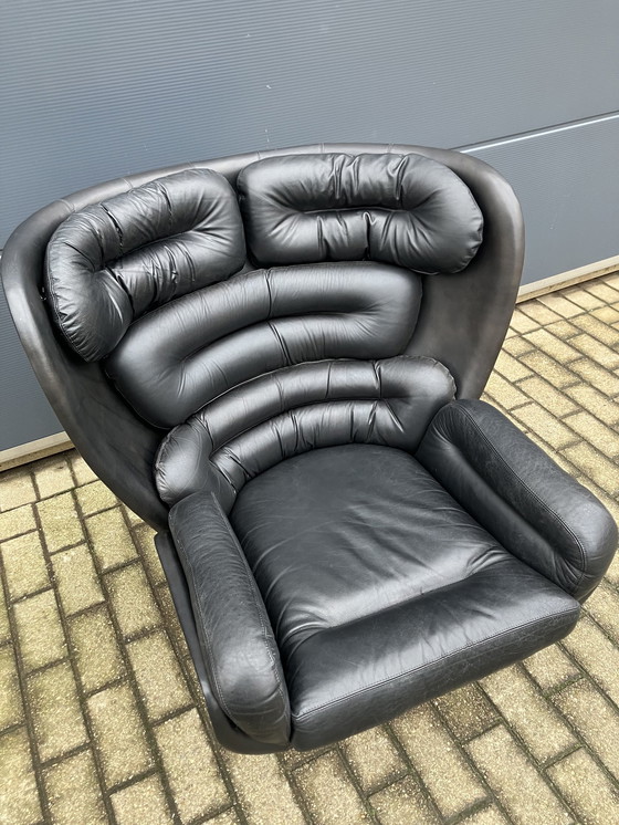 Image 1 of Originele 1e Editie Joe Colombo Elda Chair in Topstaat!