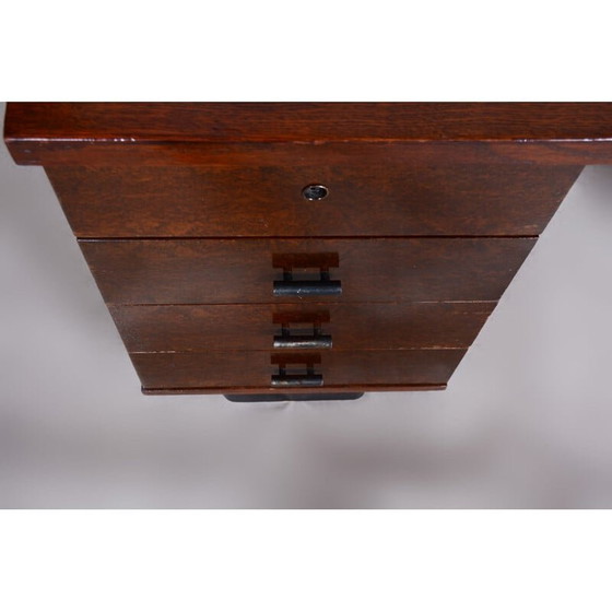 Image 1 of Vintage bureau van Jindrich Halabala voor Up Závody, Tsjechië 1930