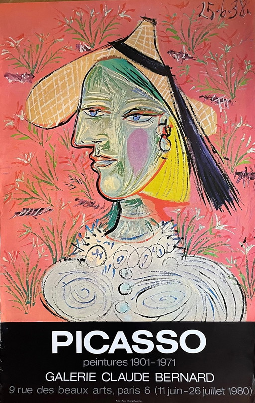 Pablo Picasso (1881-1973), Peintures 1901-1971, Copyright Spadam Parijs, 1980, Gedrukt in Frankrijk