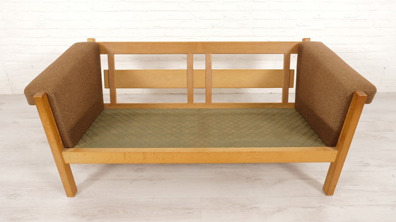 Image 1 of Vintage Bankstel | 2-Zits | Hans Wegner | Donkerbruin