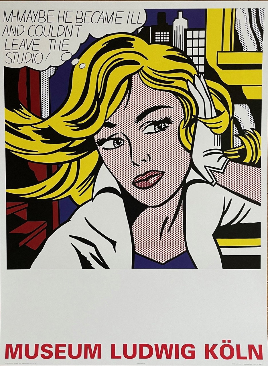 ロイ・リキテンスタイン M-Maybe 1965年　額装済 Roy Lichtenstein | 
