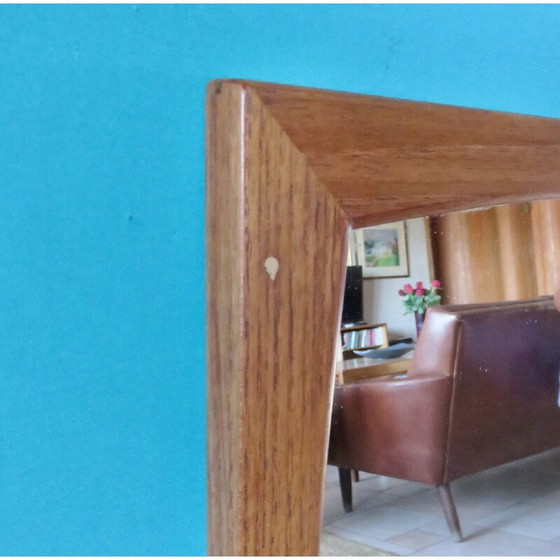 Image 1 of Vintage teakhouten spiegel van Aksel Kjersgaard, Denemarken 1965