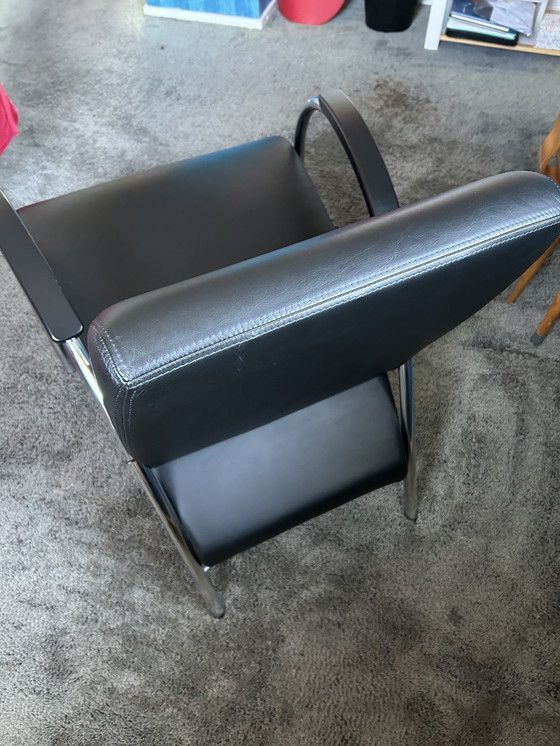 Image 1 of Gelderland Fauteuil 5770 Zwart Leer