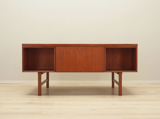 Image 1 of Teakhouten bureau, Deens ontwerp, 1970S, Productie: Denemarken