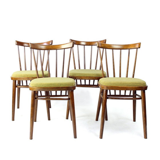 Image 1 of Set van 4 vintage eetkamerstoelen van Tatra, Tsjecho-Slowakije 1960