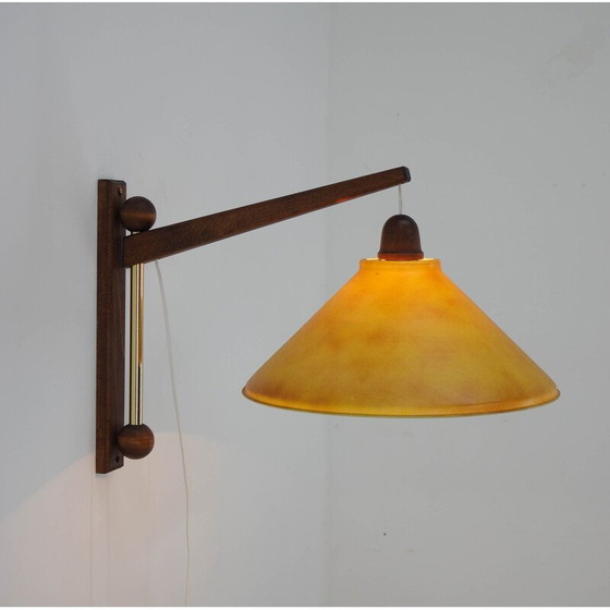 Image 1 of Vintage verstelbare plastic wandlamp, Tsjecho-Slowakije 1980